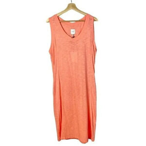 Boutique Sen Peach Pink Raffi Knee Length Dress M